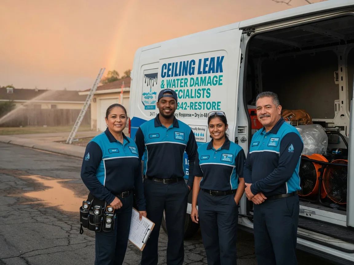 Ceiling Leak Cleanup company in Waukau, WI